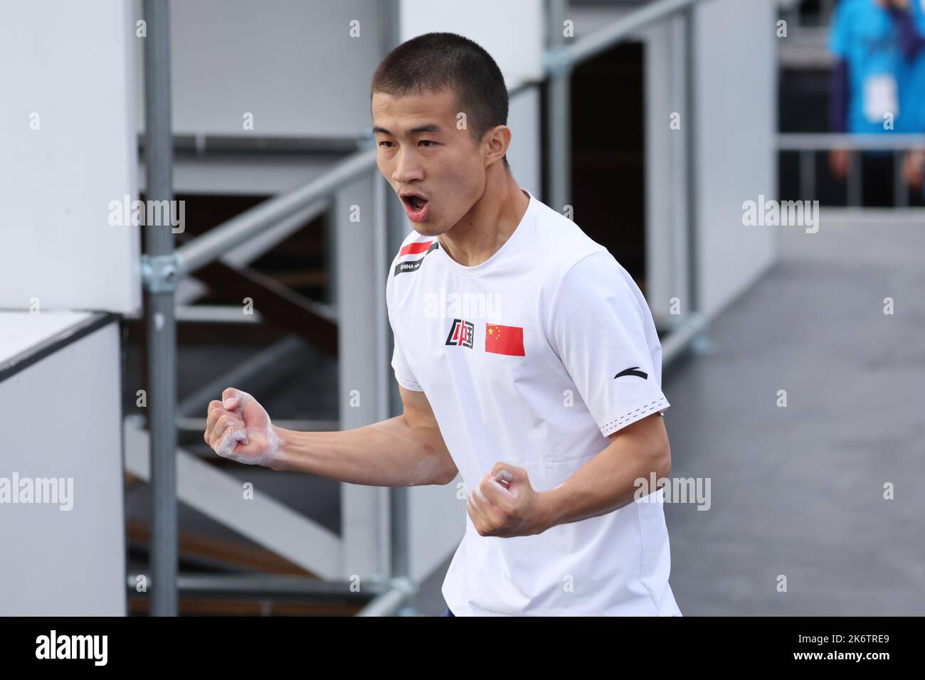 Tokyo, Japan. 15th Oct, 2022. Gaozheng Teng (CHN) Parkour 1st FIG