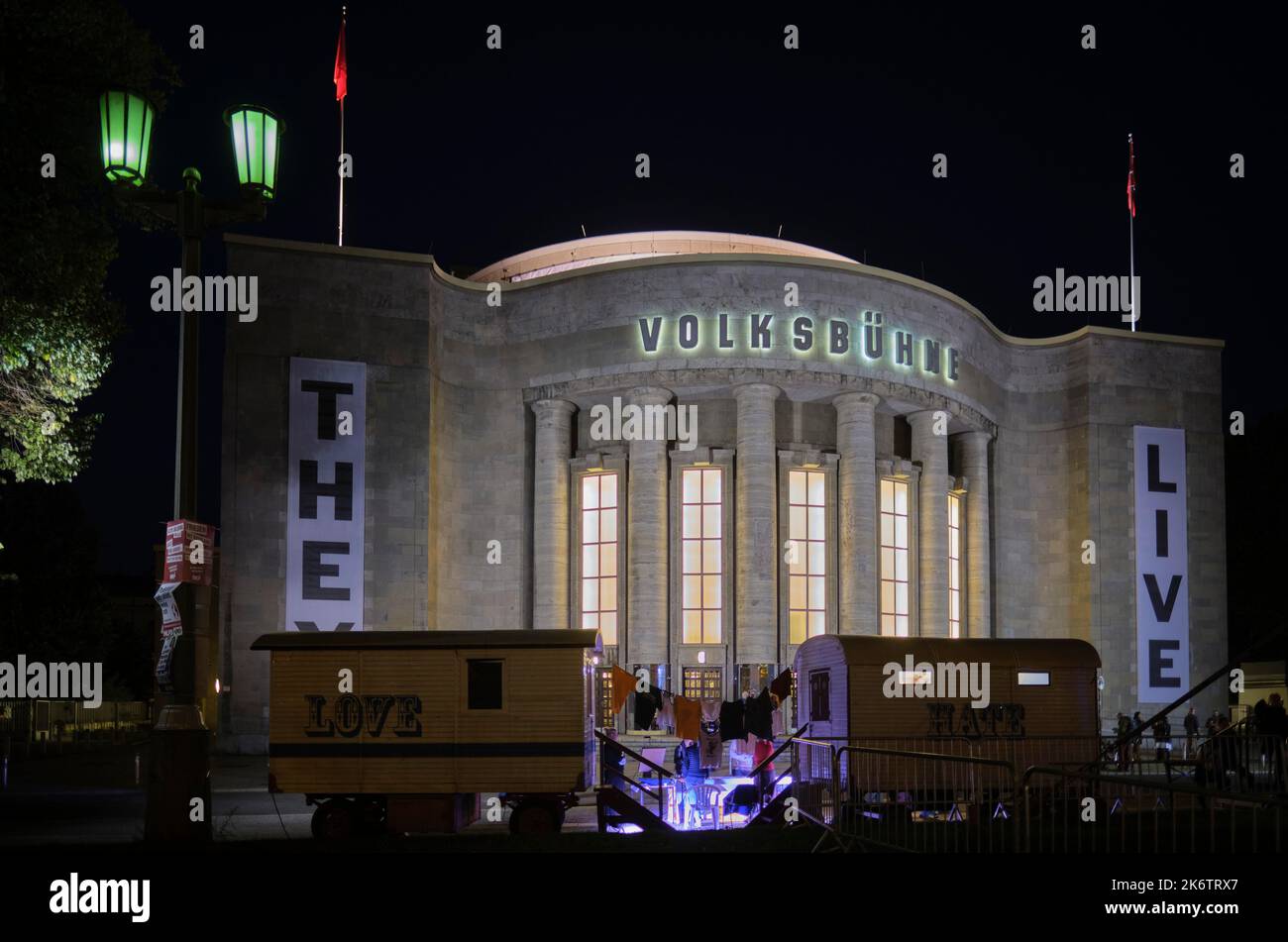 Love, Hate, Banner: They Live, Germany, Berlin, 25. 09. 2021 ...