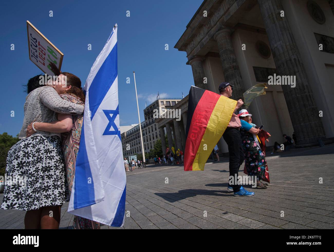 Berlin Flag of Brandenburg Stock Photo - Alamy