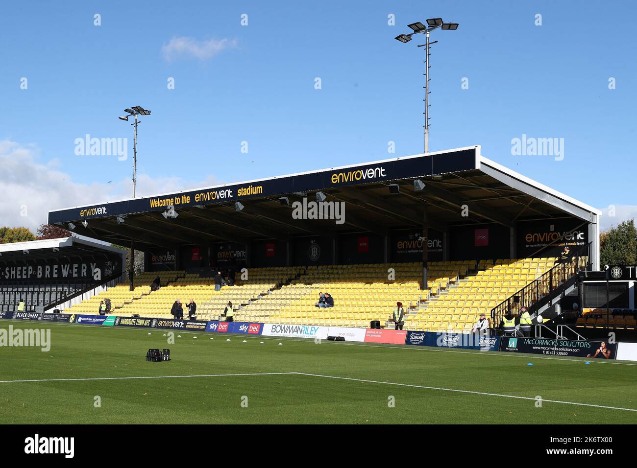 Harrogate town stadium general view hires stock photography and images