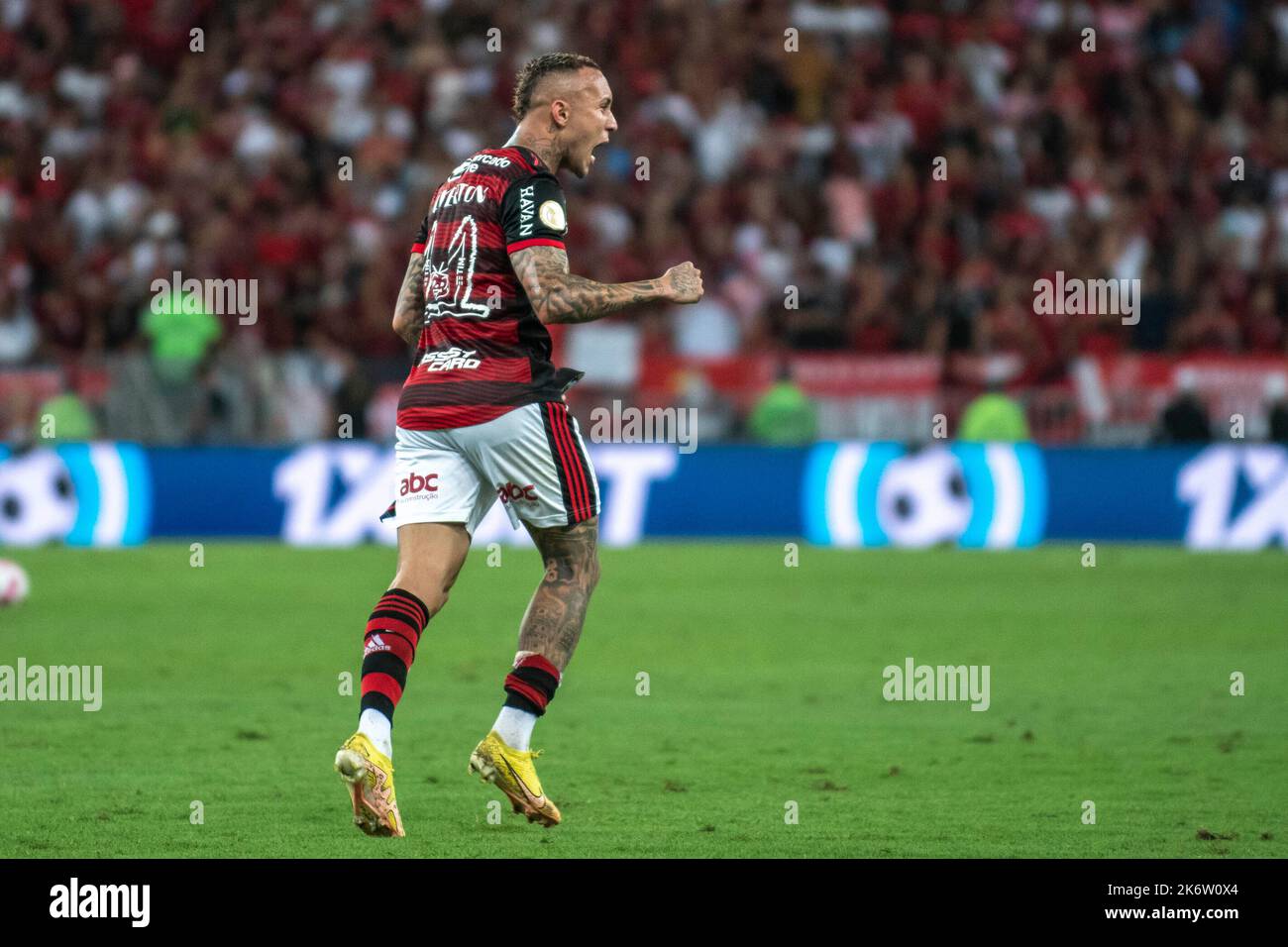 Rio de janeiro rj 15 10 2022 flamengo x atletico mg photo during