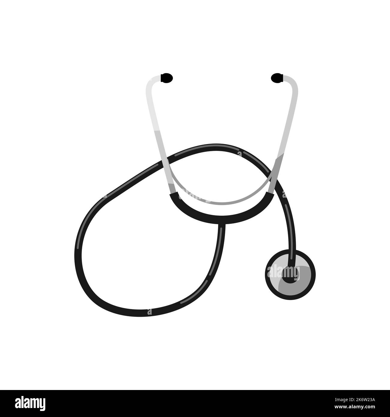 Stethoscope icon. Cartoon of sickle. - Vector Stock Vector Image & Art ...