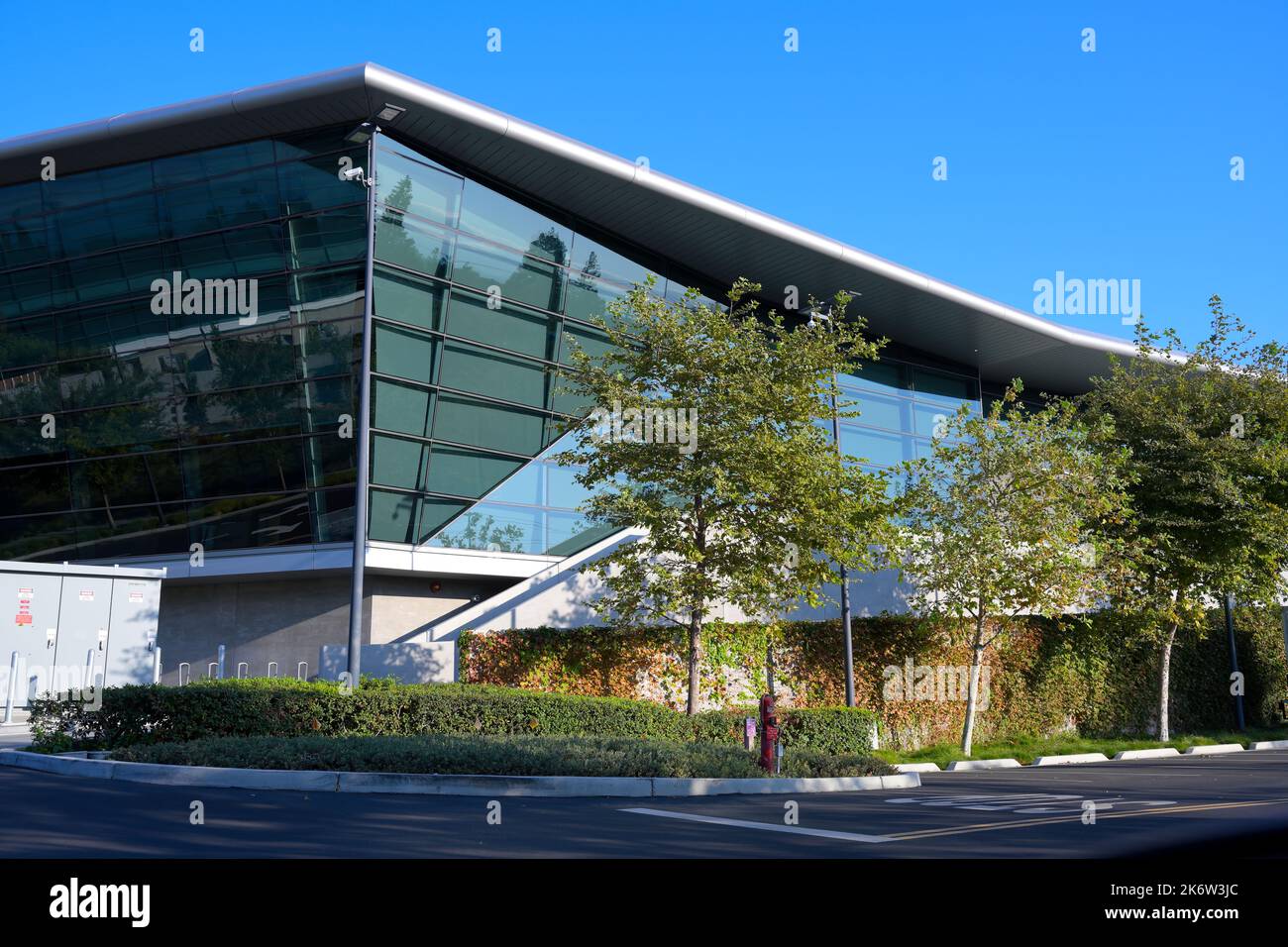The impressive new headquarters and campus of Nvidia Corp. in Silicon