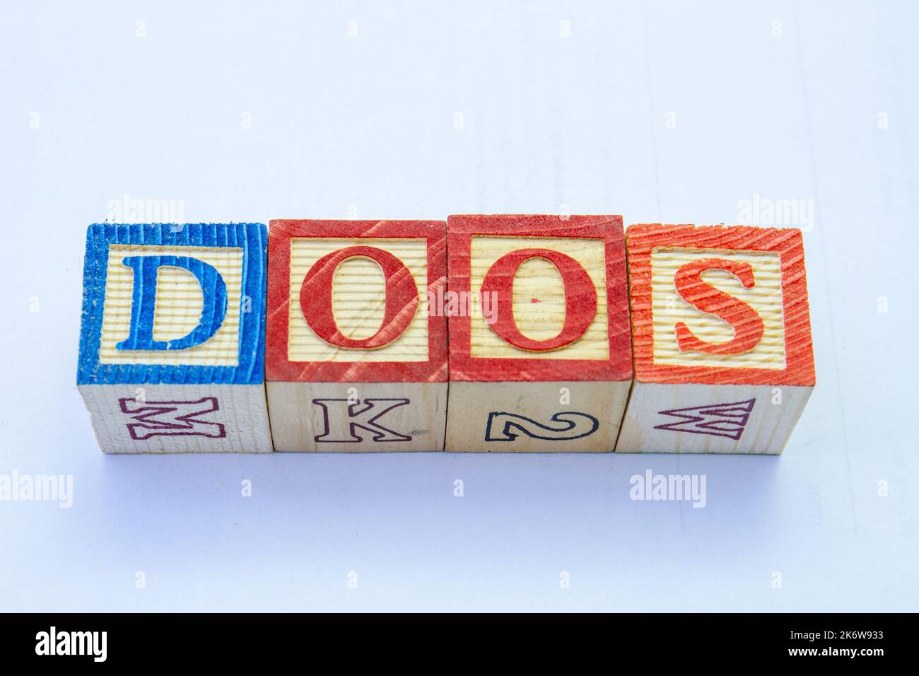 Sample Doos The term doos visually displayed on a clear background with copy space ...