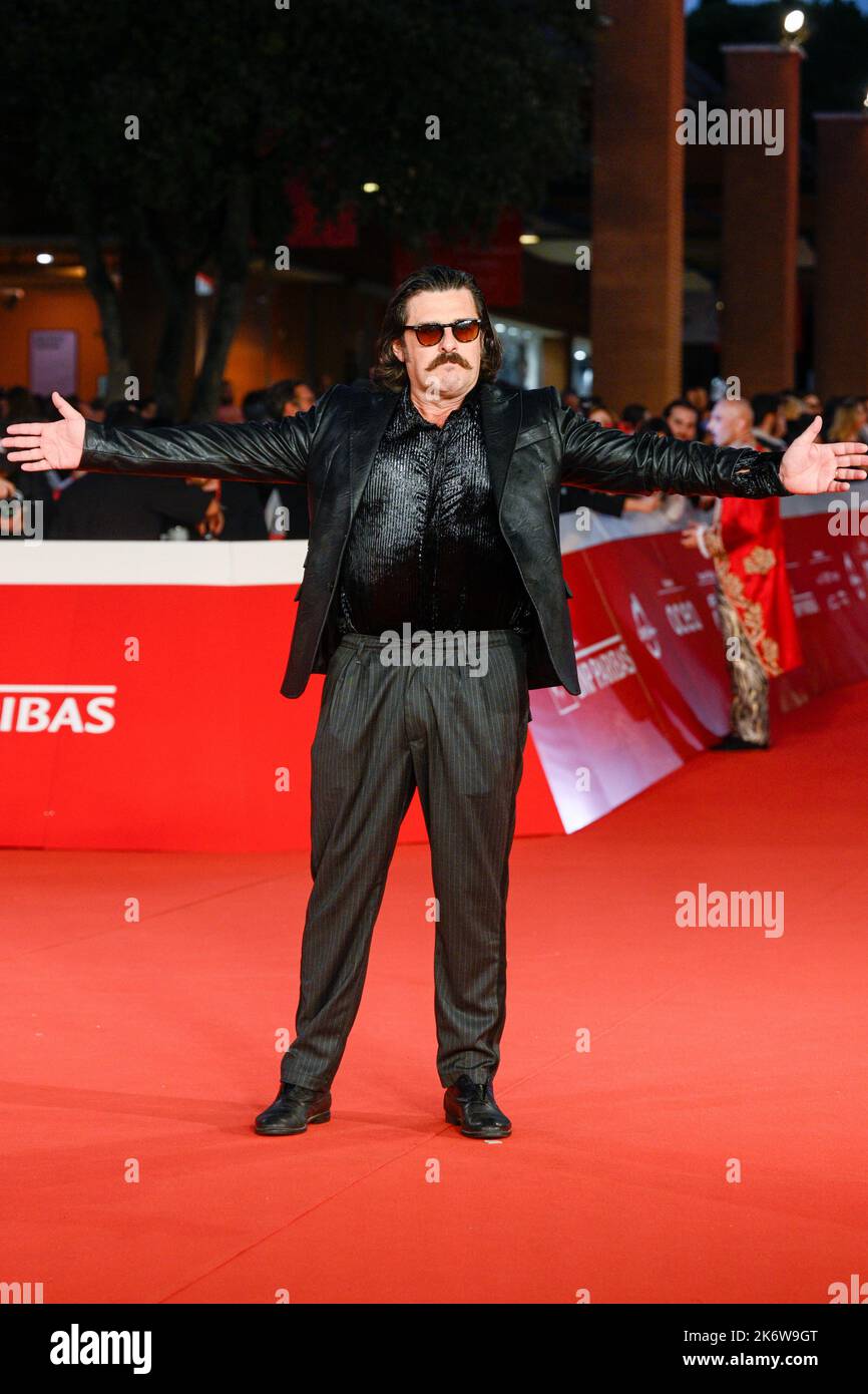 Rome, Italy. 15th Oct, 2022. ROME, ITALY - OCTOBER 15: Alberto Astorri attends the red carpet for 'Rapiniamo Il Duce' during the 17th Rome Film Festival at Auditorium Parco Della Musica on October 15, 2022 in Rome, Italy. Credit: Independent Photo Agency/Alamy Live News Stock Photo
