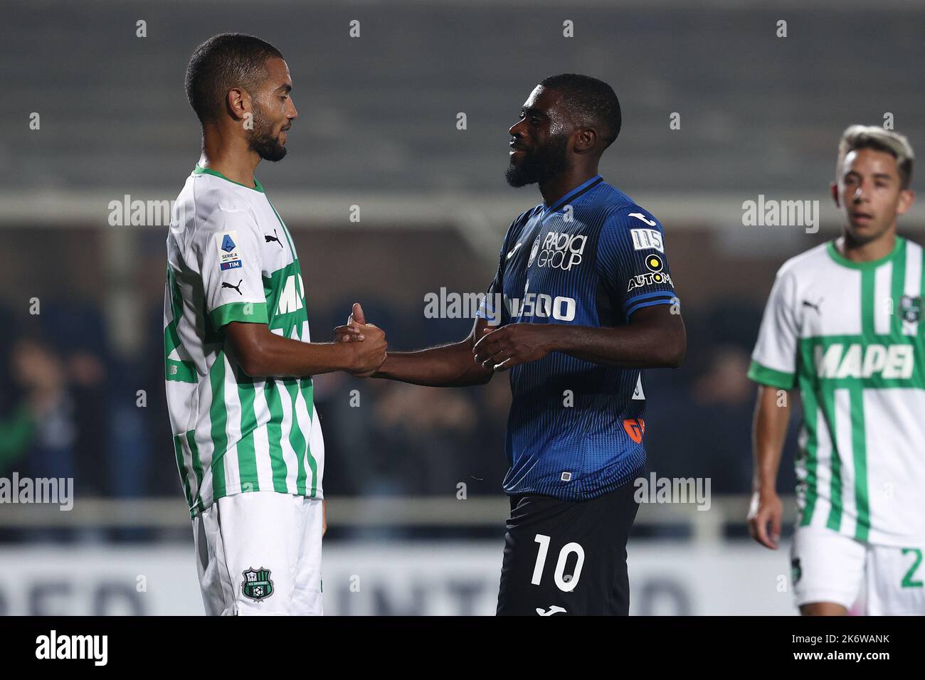 Maxime Lopex of US Sassuolo during Atalanta BC vs US Sassuolo, 10° Serie A  Tim 2022-23 game at Gewiss - Atleti Azzurri d'Italia Stadium in Bergamo (B  Stock Photo - Alamy