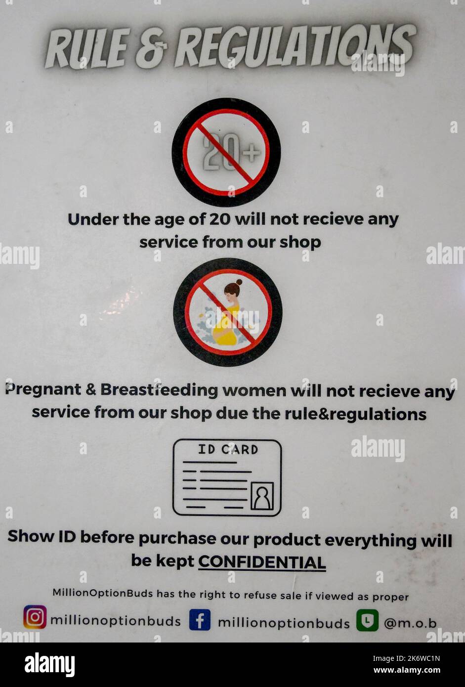 Bangkok, Thailand. 15th Oct, 2022. A close up view of rules and