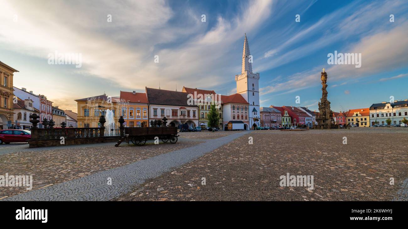 Czech historic town of Kadaň - Czech Republic, Europe - Stock Image
