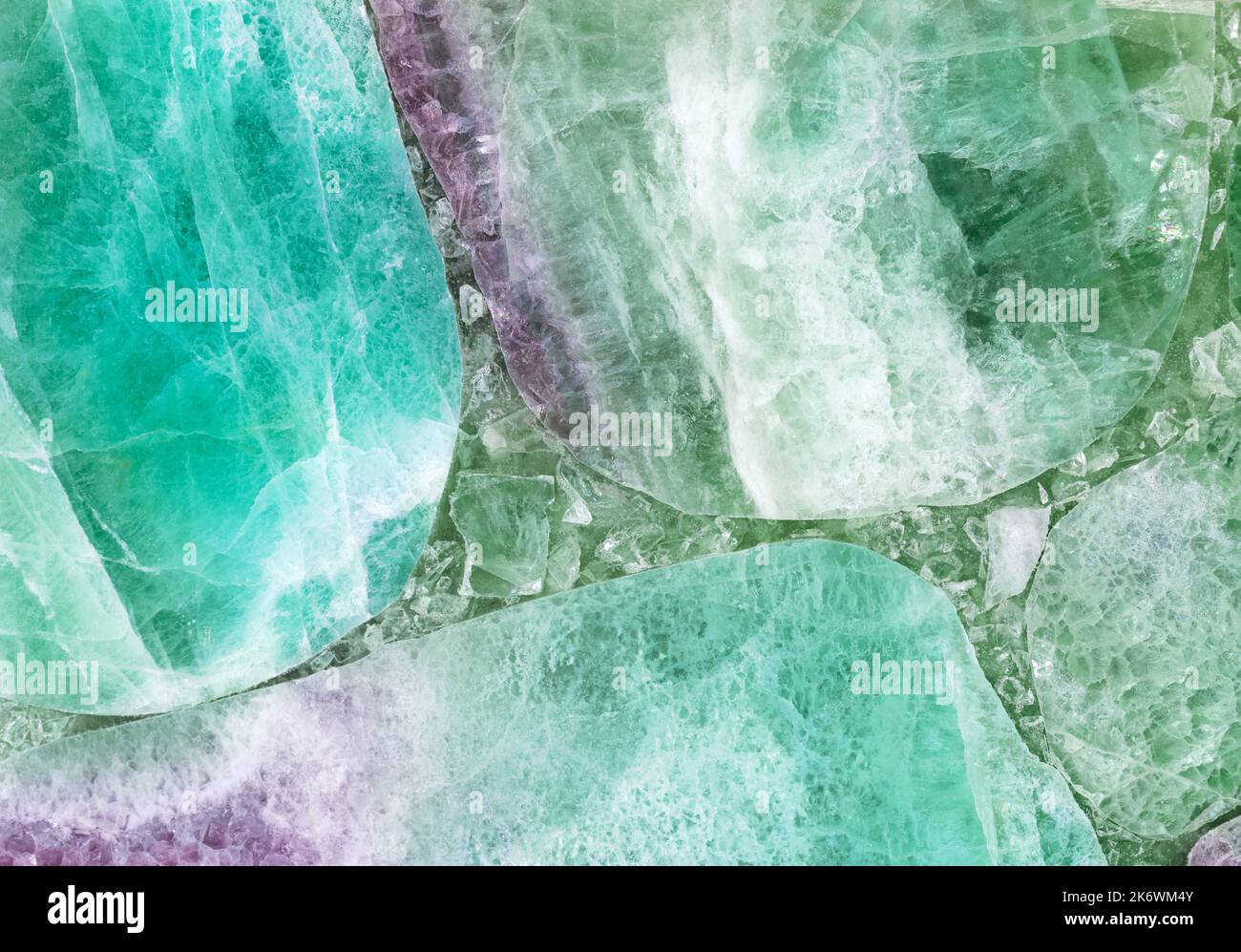 Green Fluorite. Stone slab material for interior, exterior design decoration, ceramic wall