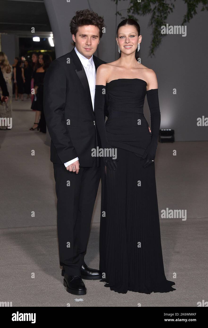 Brooklyn Beckham and Nicola Peltz arriving at The Second Annual Academy