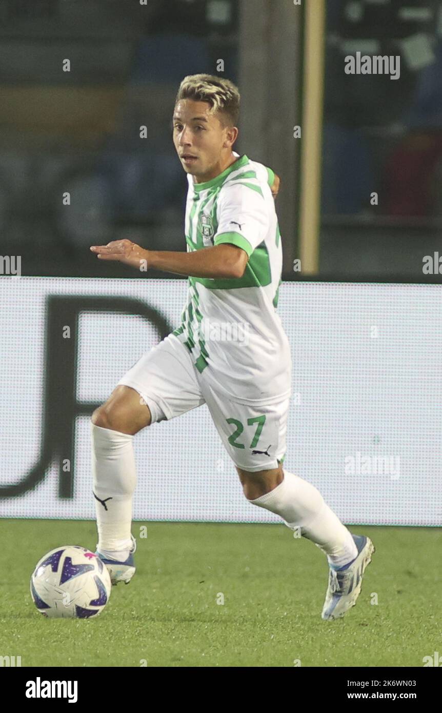 Maxime Lopex of US Sassuolo during Atalanta BC vs US Sassuolo, 10° Serie A  Tim 2022-23 game at Gewiss - Atleti Azzurri d'Italia Stadium in Bergamo (B  Stock Photo - Alamy