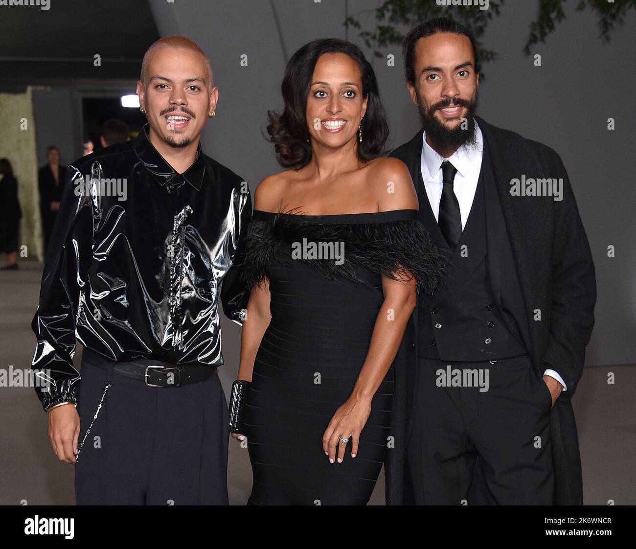 Evan Ross, Chudney Ross and Ross Naess arriving at The Second Annual