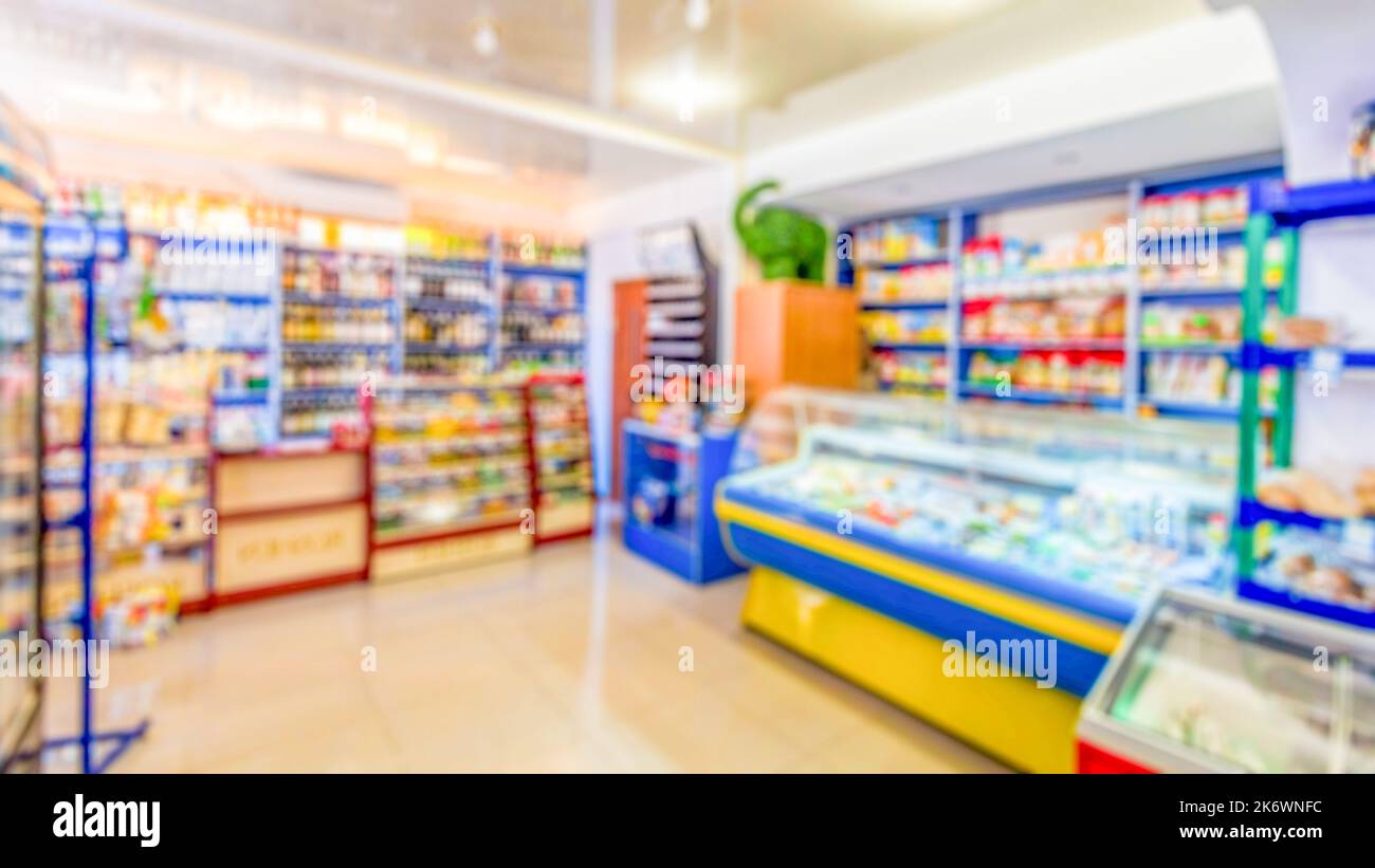 Abstract blur and defocused shopping mall retail in department store  interior for background Stock Photo - Alamy