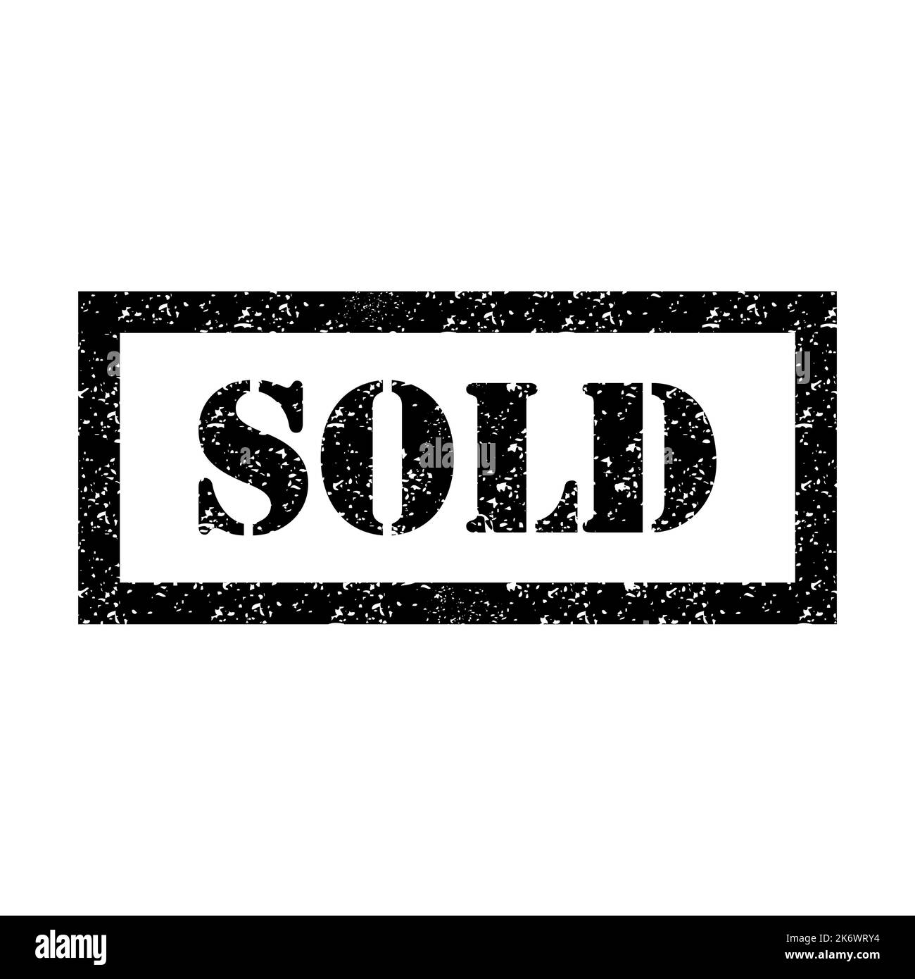Sold out stamp symbol, label sticker sign button, text banner vector illustration . Stock Vector