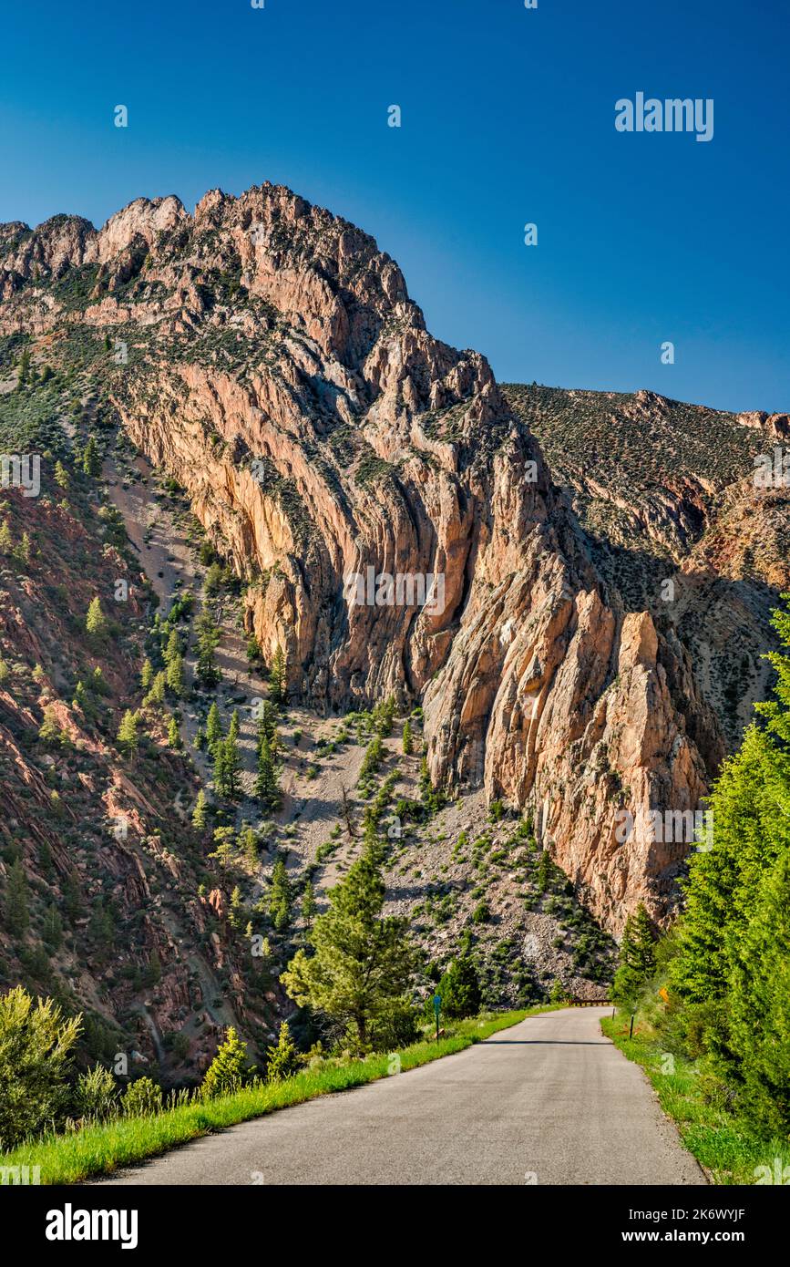 The Palisades, Madison Deseret Limestone formation, Uinta Mountain