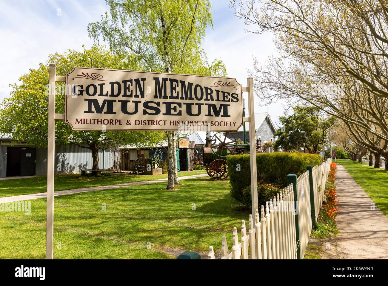 Millthorpe Town In New South Wales And Golden Memories Museum In