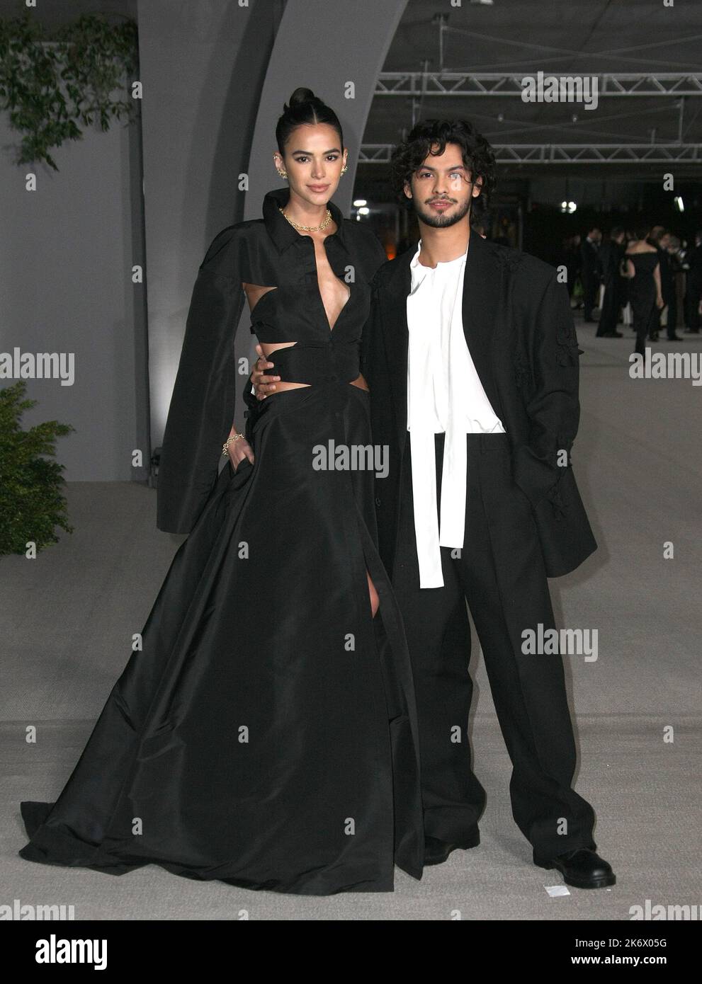 Los Angeles, USA. 15th Oct, 2022. Xolo Mariduena, Bruna Marquezine