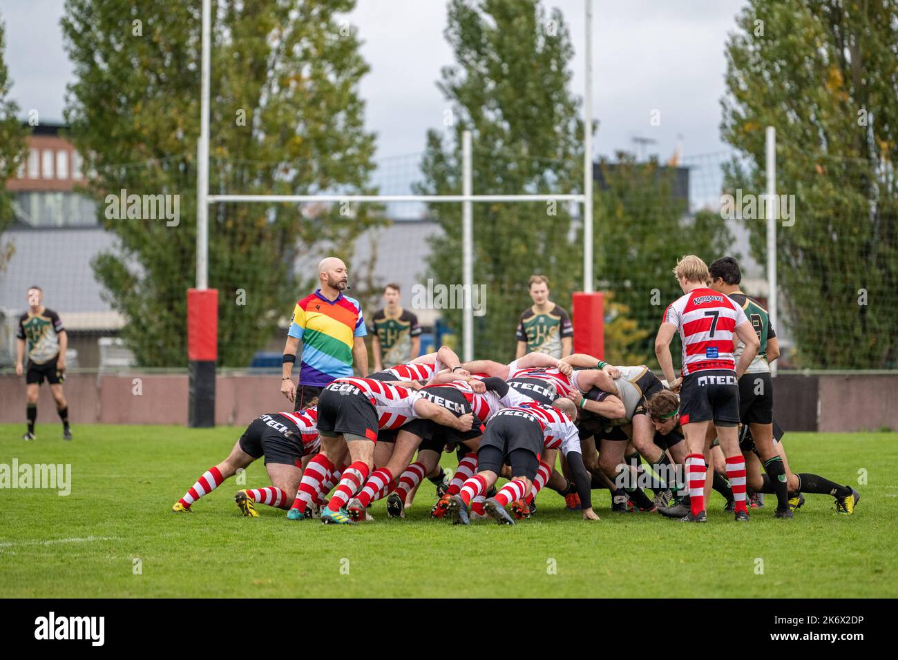 Swedish championship final in Rugby Allsvenskan match between Spartacus ...