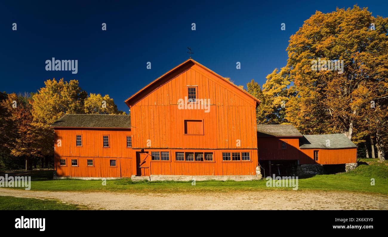 Barn William Cullen Bryant Homestead   Cummington, Massachusetts, USA Stock Photo
