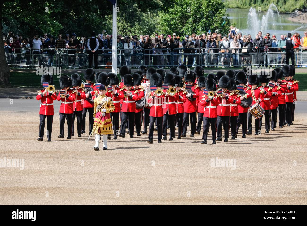 The Colonel's Review,  Trooping the Colour, London, England, UK Stock Photo