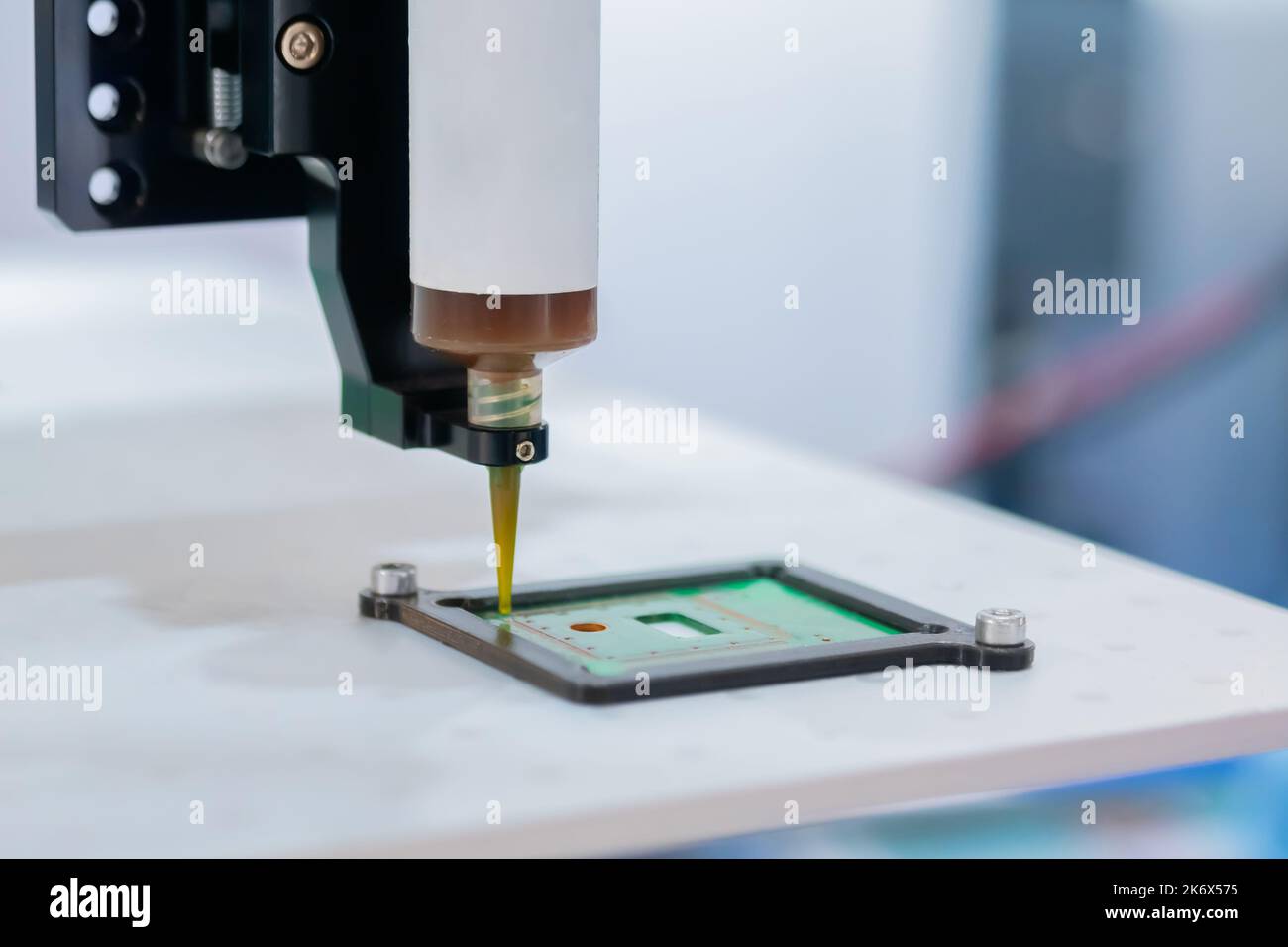 Process of application soldering flux to printed circuit boards at