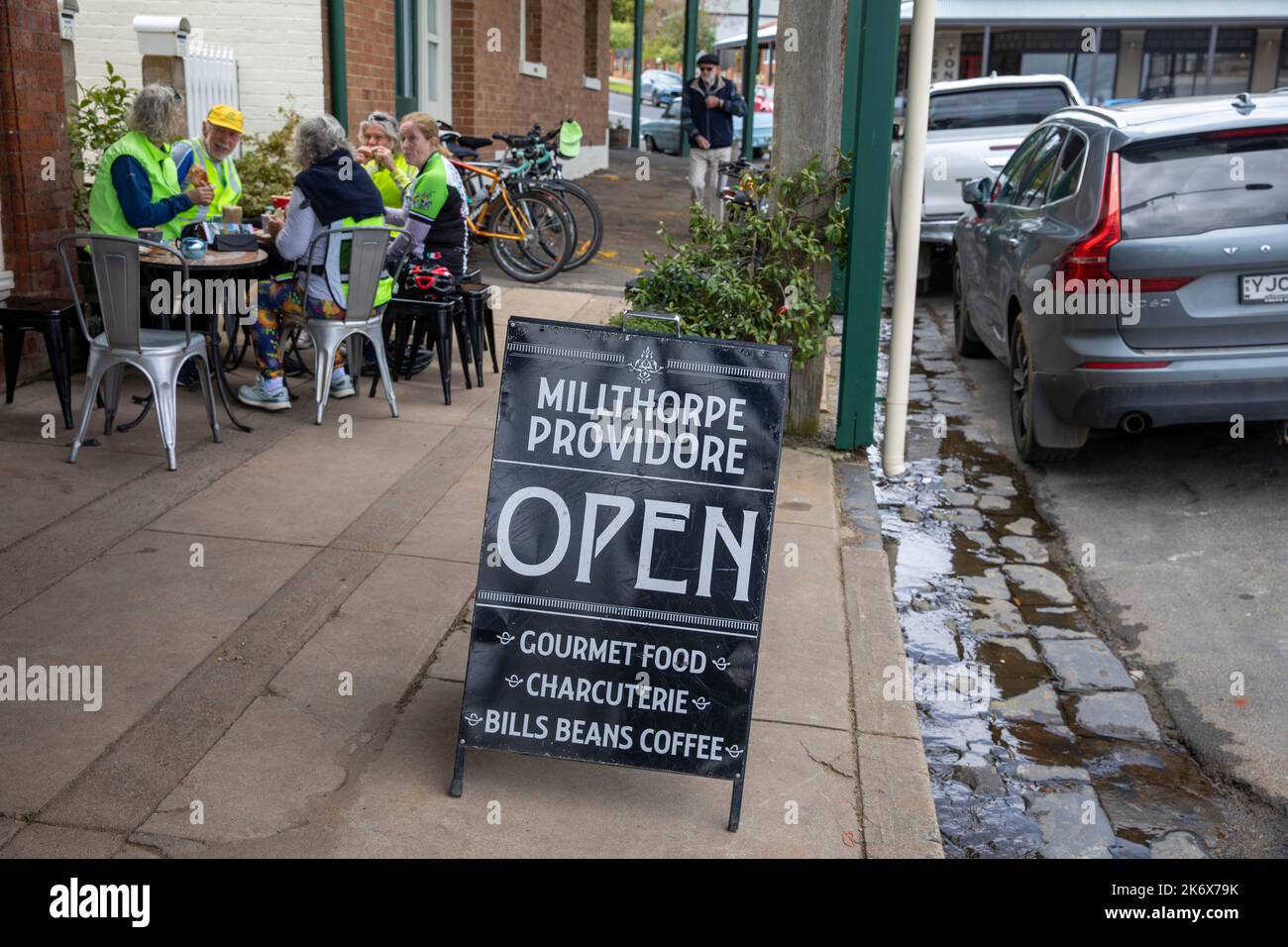 Millthorpe historic heritage village in central western NSW, provisors and coffee shop cafe