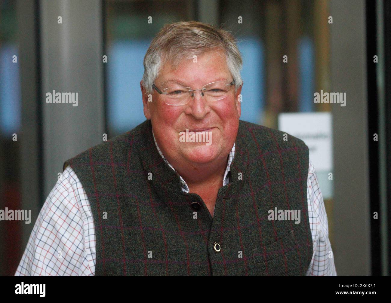 London, UK. 16th Oct, 2022. Edward Stourton, Journalist and broadcaster, at the BBC studios. Credit: Karl Black/Alamy Live News Stock Photo