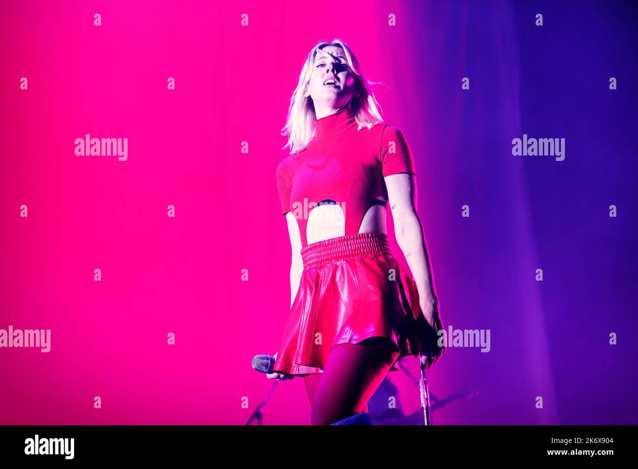 A swedish musical artist and pop singer hires stock photography and