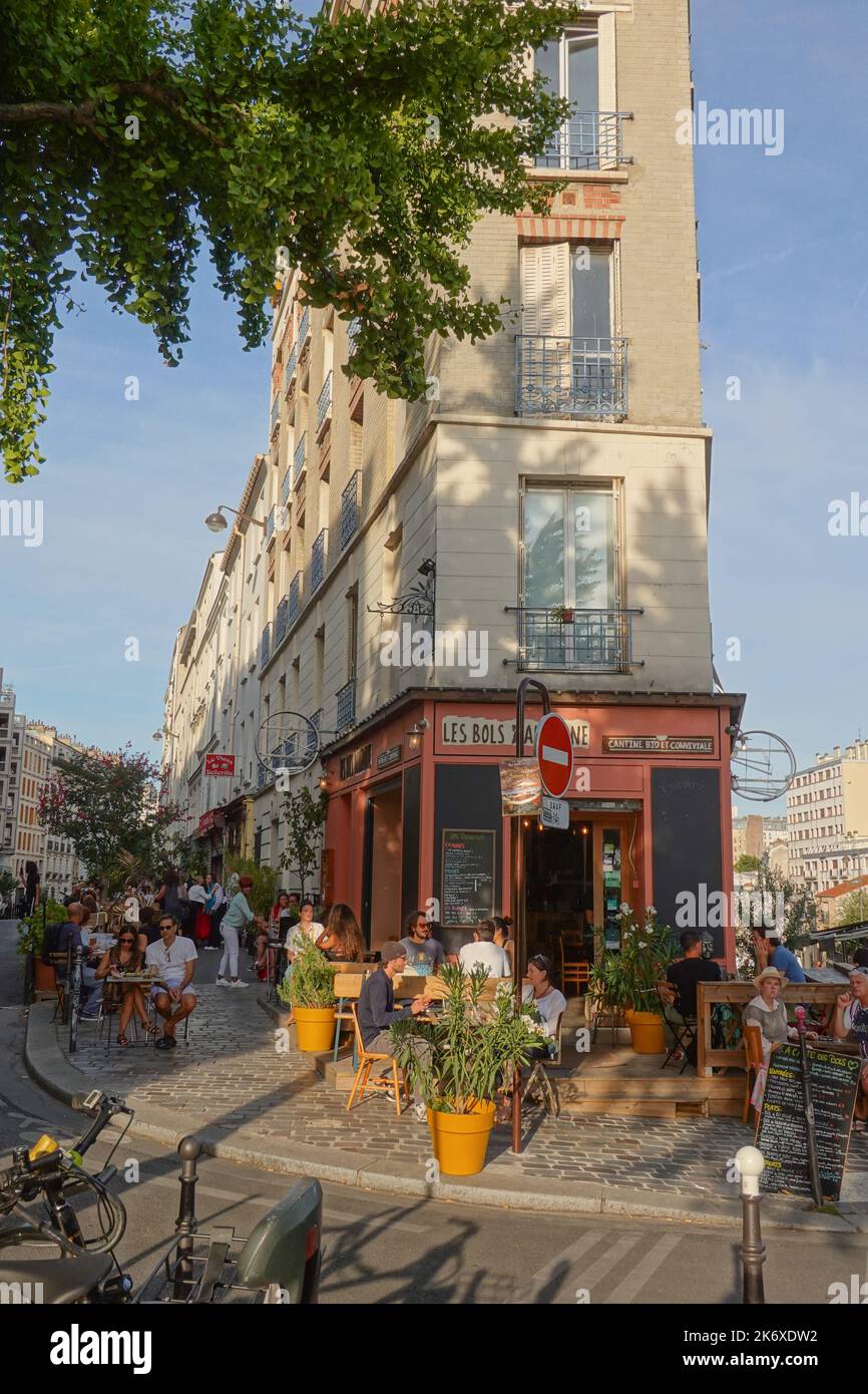 Paris, Belleville // Paris Belleville Stock Photo Alamy