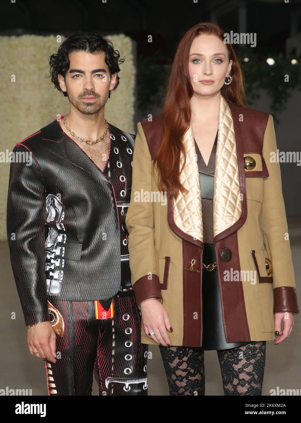 Sophie Turner, Joe Jonas's Matching Leather Outfits, Photos