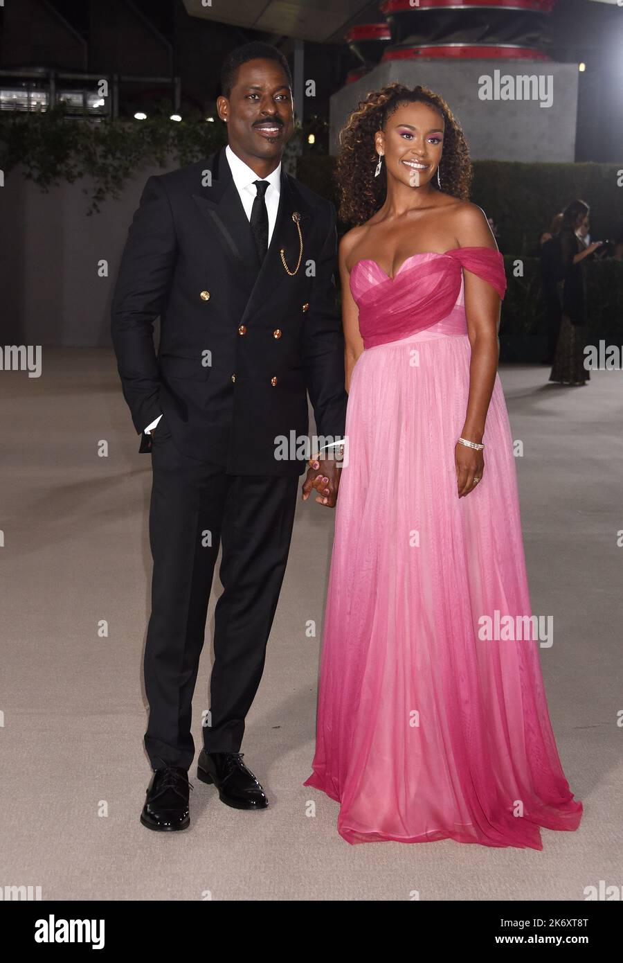 Sterling K. Brown and Ryan Michelle Bathe arriving at The Second Annual