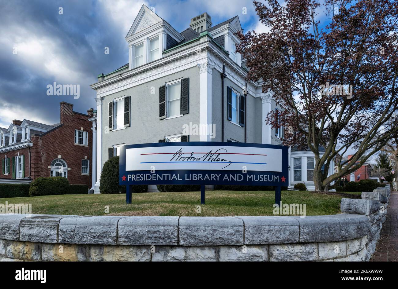 Woodrow Wilson Presidential Library and museum Stock Photo Alamy