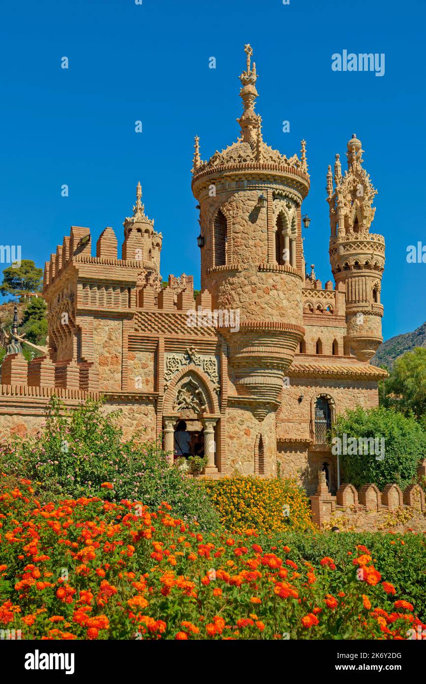 Castillo de Colomares at Benalmadena on the Costa del Sol, a monument