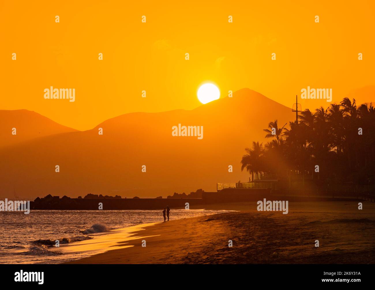 Lanzarote puerto del carmen sunset hi-res stock photography and images -  Alamy