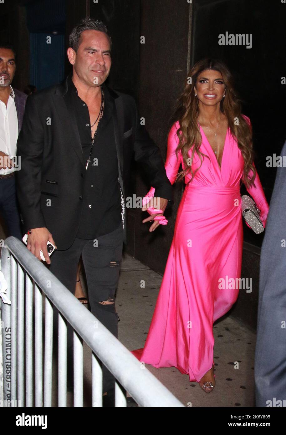 October 14, 2022 Teresa Giudice, Luis Ruelas attend Andy's Legends Ball