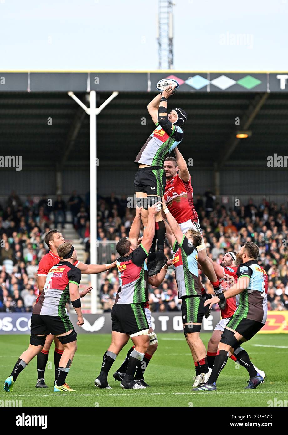 Twickenham, United Kingdom. 16th Oct, 2022. Premiership Rugby