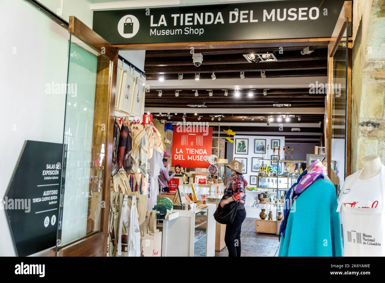 Bogota Colombia,Santa Fe Museo Nacional de Colombia National Museum of Colombia interior inside,gift gifts souvenirs store stores business businesses Stock Photo