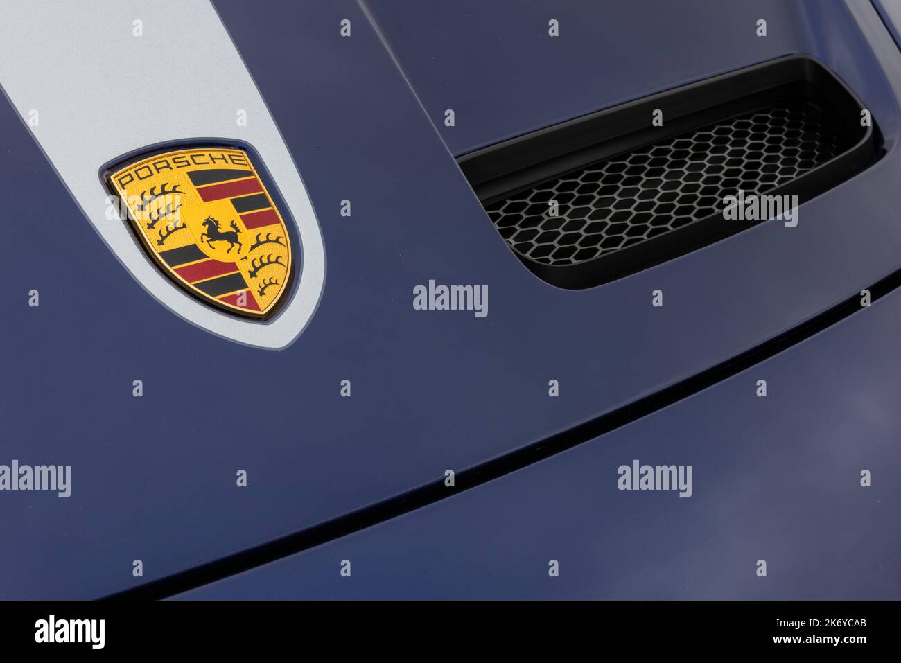 Porsche 911 GT3 badge Stock Photo Alamy