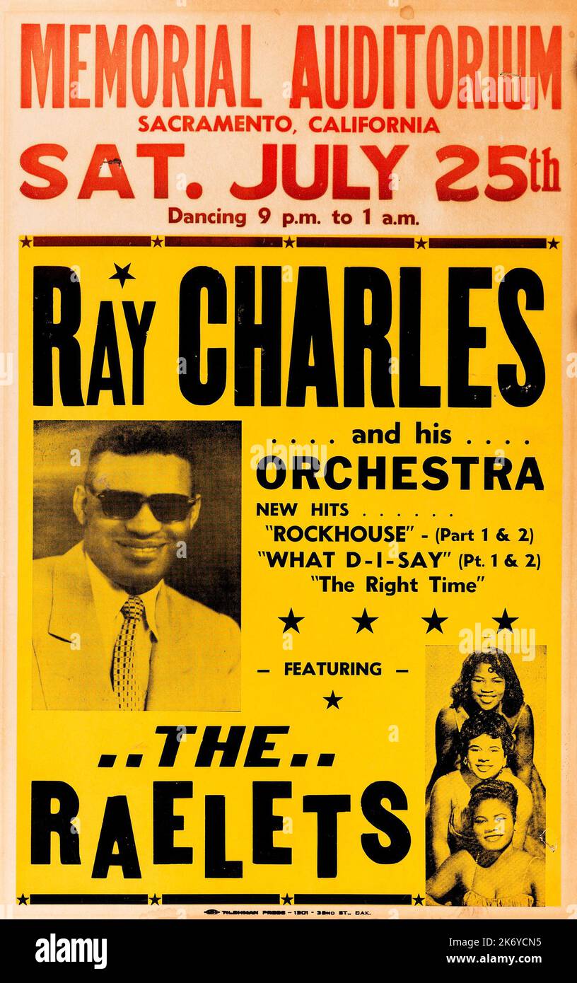 Ray Charles - Concert Poster, 8x10 Color Photo | eBay