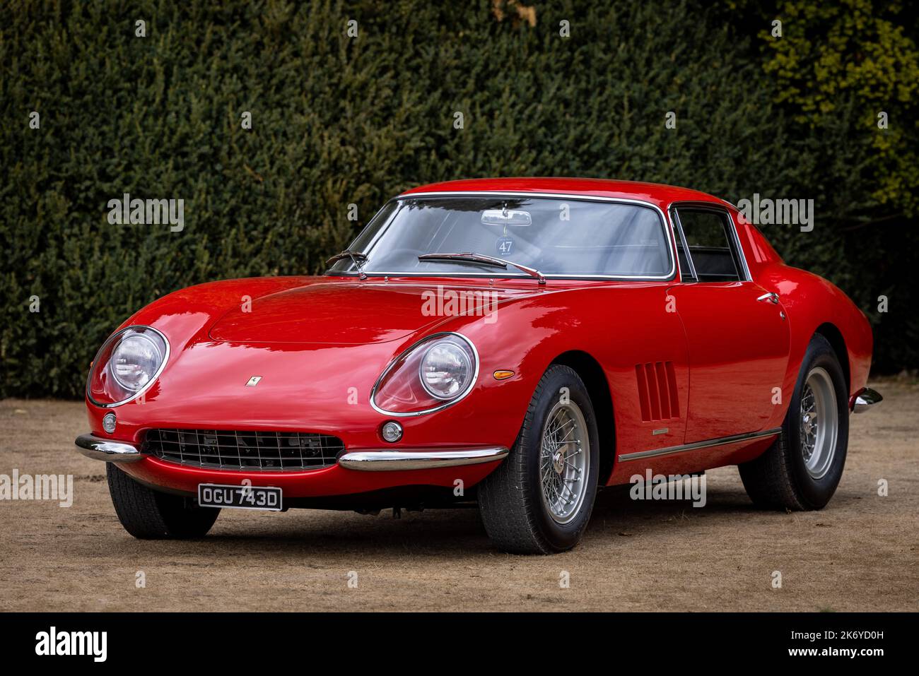 1966 Ferrari 275 GTB/C by Scaglietti ‘OGU 743D’ on display at the Concours d’Elégance motor show held at Blenheim Palace on the 4th September 2022 Stock Photo