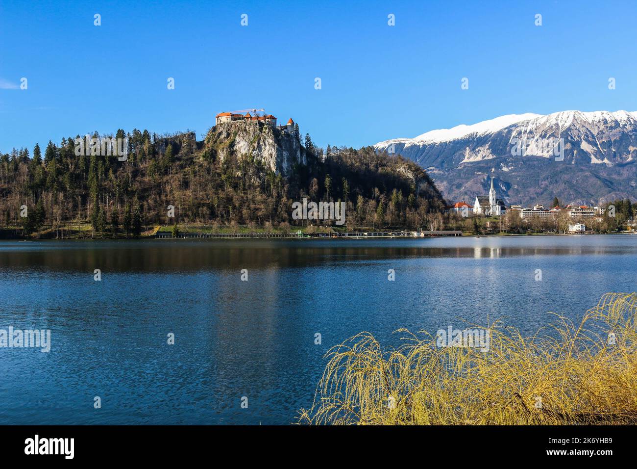View of Lake Bled, Slovenia Stock Photo