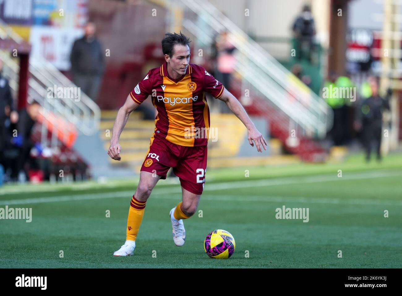 Motherwell, UK. 16th Oct, 2022. Motherwell played Rangers in the Cinch