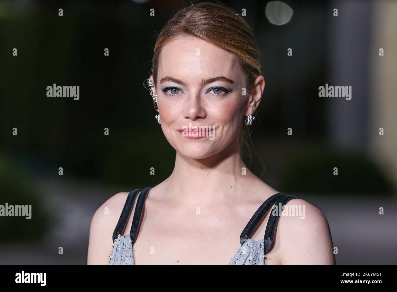 LOS ANGELES, CALIFORNIA, USA - OCTOBER 15: Emma Stone arrives at the ...