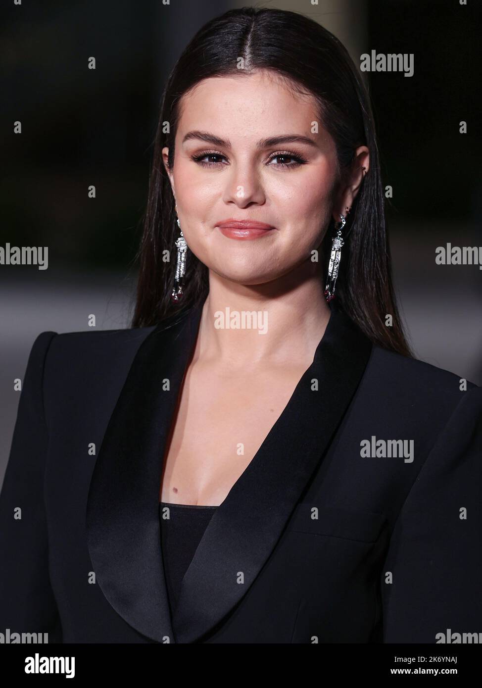 LOS ANGELES, CALIFORNIA, USA - OCTOBER 15: Selena Gomez arrives at the 2nd Annual Academy Museum of Motion Pictures Gala presented by Rolex held at the Academy Museum of Motion Pictures on October 15, 2022 in Los Angeles, California, United States. (Photo by Xavier Collin/Image Press Agency) Stock Photo