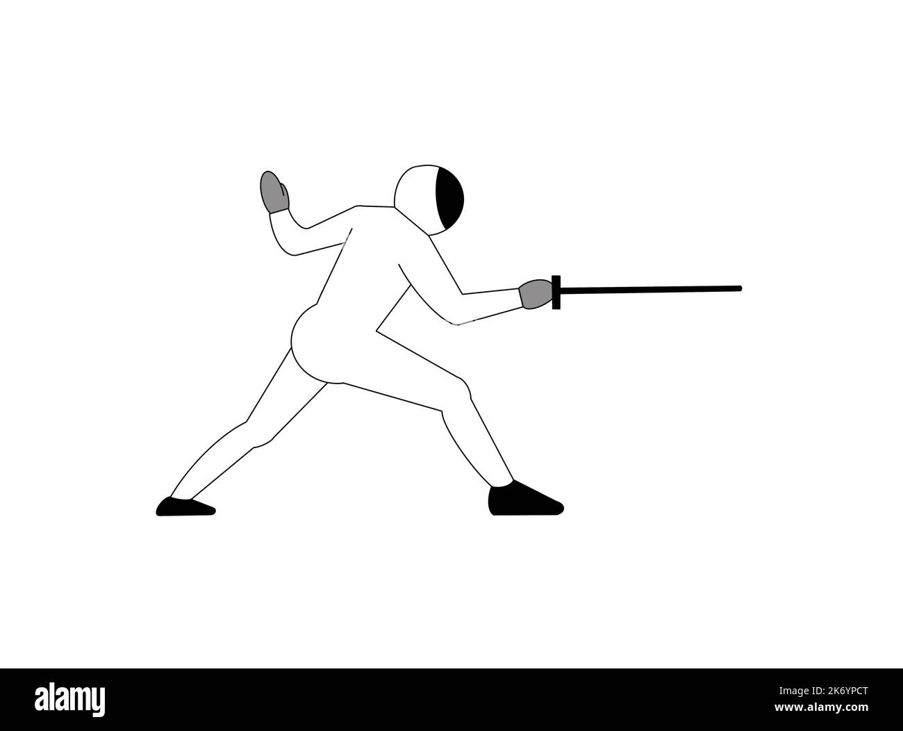 Fencing, Sport, Olympic, Games, Discipline Stock Photo Alamy