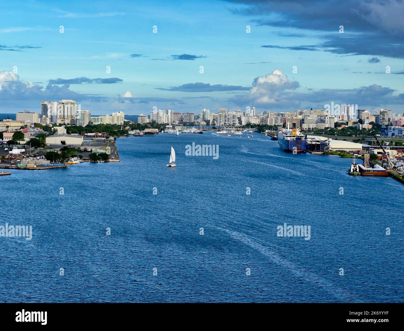 Old san juan aerial view hi-res stock photography and images - Alamy