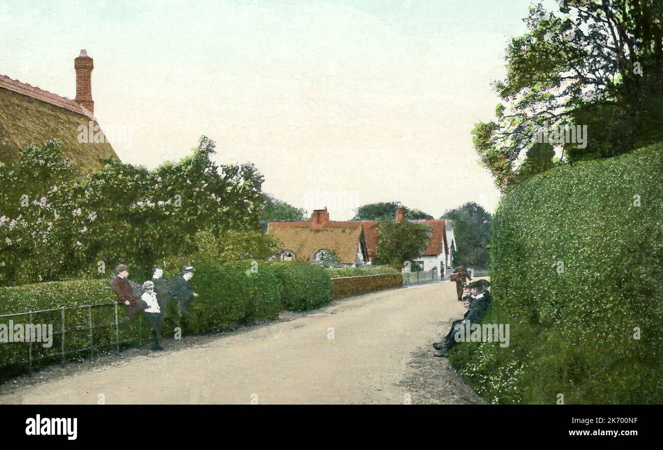 Old Warden Village Bedfordshire Stock Photo