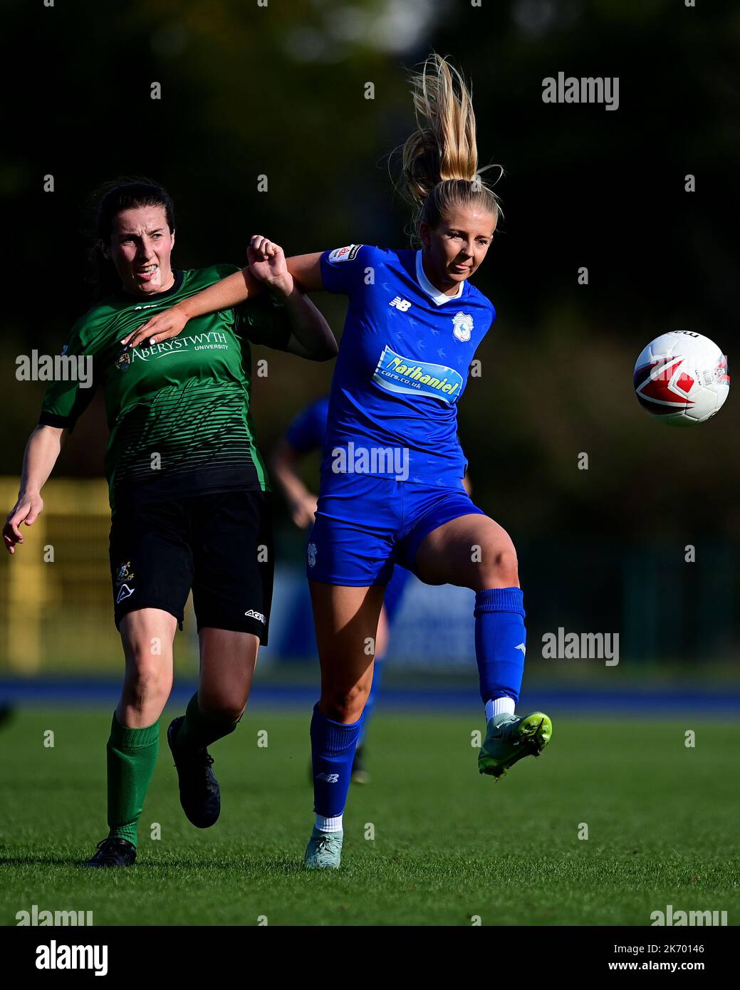 Rhianne Oakley of Cardiff City Women FC  - Mandatory by-line: Ashley Crowden  - 16/10/2022 - FOOTBALL - Cardiff International Sports Stadium - Cardiff, Wales - Cardiff City Women FC vs Aberystwyth Town WomenÕs FC - Genero Adran Premier Phase 1 22/23 Stock Photo