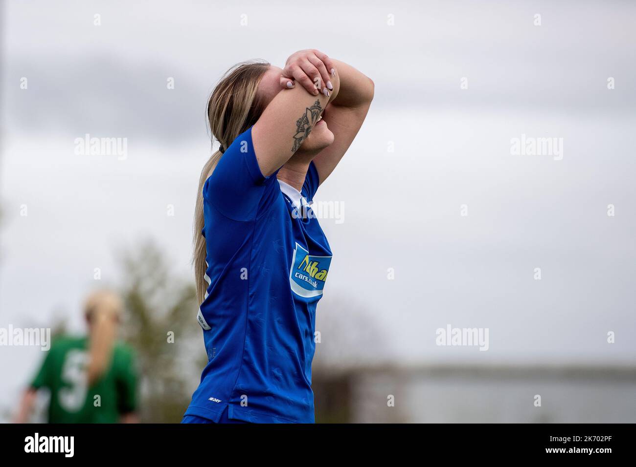 Cardiff, UK. 16th Oct, 2022. Genero Adran Premier Phase 1 22/23: Cardiff City FC v Aberystwyth Town FC.  Danielle Green of Cardiff City Women FC - Mandatory by-line Credit: Ashley Crowden/Alamy Live News Stock Photo