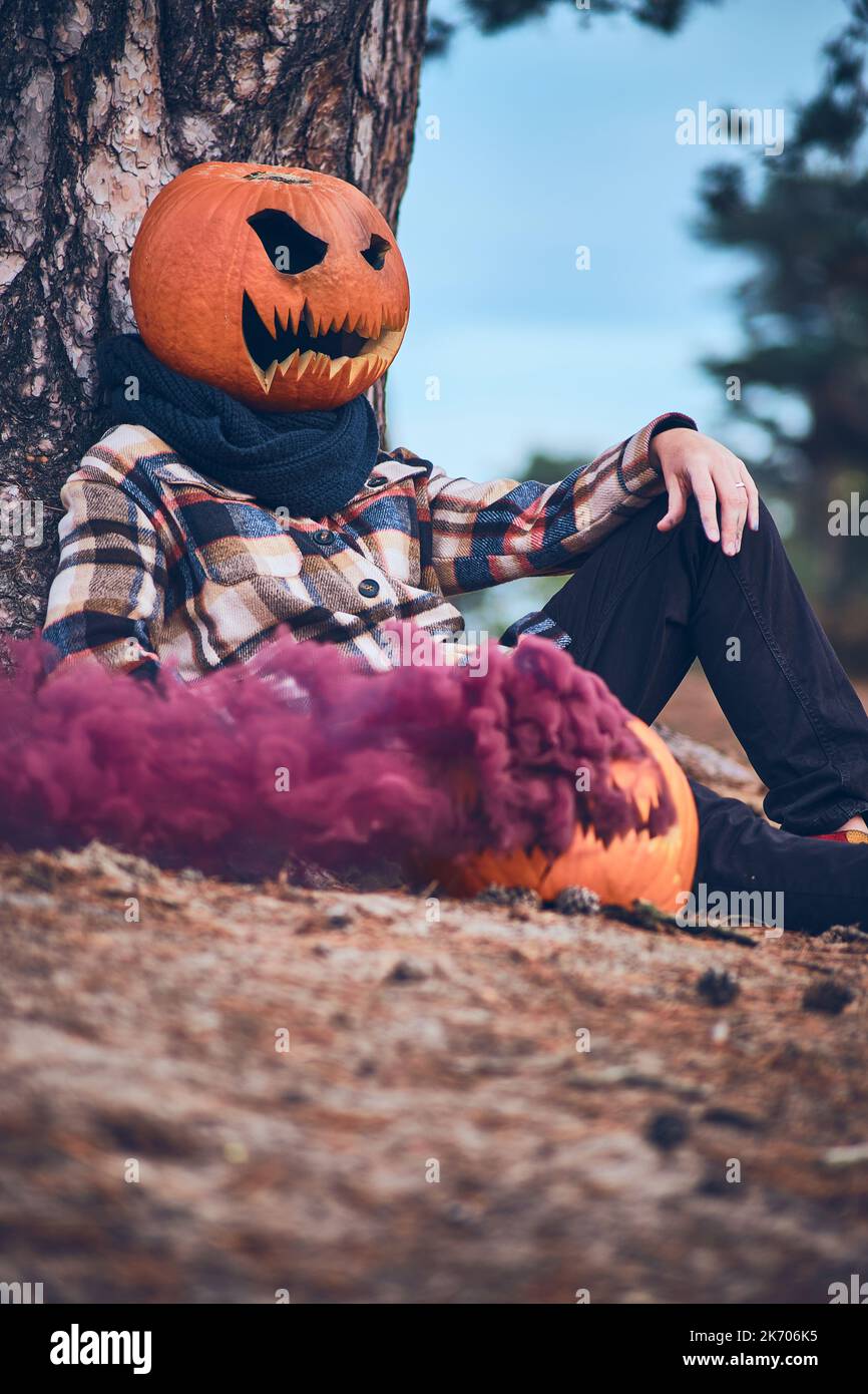 Devil pumpkin hi-res stock photography and images - Alamy